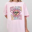XXL Blossom Light Pink Summer Vibes Retro Hot Girl Summer Beach Vacation Edition Collection Comfort Colors Tee