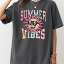 XXL Pepper Dark Gray Summer Vibes Retro Hot Girl Summer Beach Vacation Edition Collection Comfort Colors Tee