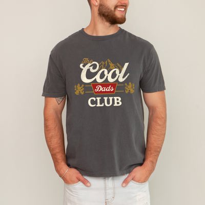 Cool Dads Club Beer Retro The Man The Myth The Legend Father's Day Comfort Colors Tee