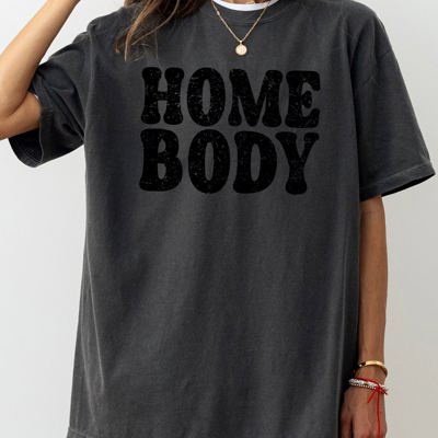 Homebody Retro Cozy Introvert Mental Health Vintage Design Casual Comfort Colors Tee