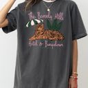 Medium Pepper Dark Gray Beverly Hills Hotel Tiger Pool Summer Beach Trendy Hot Girl Summer Vacation Comfort Colors Tee