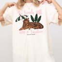 XL Ivory Cream Beverly Hills Hotel Tiger Pool Summer Beach Trendy Hot Girl Summer Vacation Comfort Colors Tee
