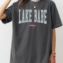  Lake Babe Hot Girl Summer Vacation Outdoors Canoe Boating Beach Swimming Comfort Colors Tee