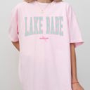 XXL Blossom Light Pink Lake Babe Hot Girl Summer Vacation Outdoors Canoe Boating Beach Swimming Comfort Colors Tee