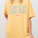 Large Mustard Lake Babe Hot Girl Summer Vacation Outdoors Canoe Boating Beach Swimming Comfort Colors Tee