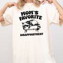 Medium Ivory Cream Mom's Favorite Disappointment Raccoon Meme Aesthetic Inside Joke Comfort Colors Tee