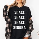 XXL Black Shake Senora Jump In The Line Belafonte Halloween Skeleton Witch Comfort Colors Tee