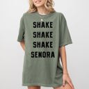 Small Moss Dark Green Shake Senora Jump In The Line Belafonte Halloween Skeleton Witch Comfort Colors Tee