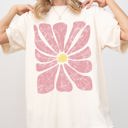  Gorgeous Abstract Flower Boho Floral Design Summer Vibes Garden Festival Nature Inspired Vintage Look Comfort Colors Tee
