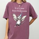 Large Berry Red It Is I, Your Fairy Godpossum Opossum Meme That Whimsically Celebrates Quirky Critter Love And Memes Comfort Colors Tee