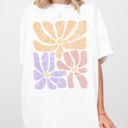 XXL White Lovely Gorgeous Abstract Flowers Boho Floral Design Summer Vibes Comfort Colors Tee