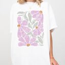  Summery Gorgeous Abstract Flowers Boho Floral Design Summer Vibes Gardening Festival Nature Comfort Colors Tee