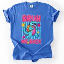 Large Flo Blue Bruh We Back, Funny, Alligator, Student, Back To School, Teacher, Comfort Colors T-Shirt