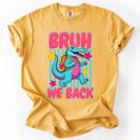 XXXL Mustard Bruh We Back, Funny, Alligator, Student, Back To School, Teacher, Comfort Colors T-Shirt