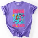 XXXL Violet Bruh We Back, Funny, Alligator, Student, Back To School, Teacher, Comfort Colors T-Shirt