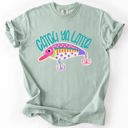 Small Bay Sage Green Catch Ya Later, Fishing, Funny, America, Sports, Back To School, Teacher, Comfort Colors T-Shirt