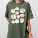 XXXL Moss Dark Green Autumn Pumpkins, Simplicity, Fall, Thanksgiving, Halloween Seasonal Comfort Colors Tee