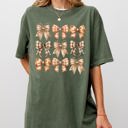  Autumn Ribbons, Bows, Coquette, Girly, Thanksgiving, Fall, Halloween Comfort Colors Tee