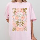  Fall Folk Art Flowers Botanical Simplicity Autumn Thanksgiving Halloween Floral Comfort Colors Tee