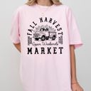  Fall Harvest Market Hayrides Pumpkins Autumn Thanksgiving Halloween Comfort Colors Tee