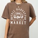 XXXL Espresso Brown Fall Harvest Market Hayrides Pumpkins Autumn Thanksgiving Halloween Comfort Colors Tee