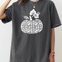  Folk Art Pumpkin Autumnal Festival Thanksgiving Halloween Seasonal Decor Print Comfort Colors Tee