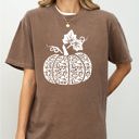  Folk Art Pumpkin Autumnal Festival Thanksgiving Halloween Seasonal Decor Print Comfort Colors Tee