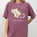 XXXL Berry Red Mom, I Frew Up, Possum, Opossum, Cute, Aesthetic, Funny Shirt Comfort Colors Tee