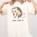 Large Ivory Cream Mom, I Frew Up, Possum, Opossum, Cute, Aesthetic, Funny Shirt Comfort Colors Tee