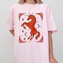  Mystical Unicorn Celestial Magical Stars Moon Dreamscape Aura Night Sky Comfort Colors Tee
