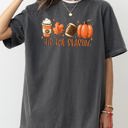 XXXL Pepper Dark Gray Tis The Season Pumpkin Spice Latte Football Leaves Coffee Autumn Fall Comfort Colors Tee