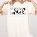 XXL Ivory Cream We Love Fall Autumn Minimal Simplicity Halloween Thanksgiving Comfort Colors Tee