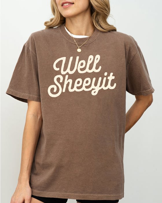 Well Sheeyit Crude Vulgar Shirt Original Edition Vintage Classic Bold Statement Comfort Colors Tee