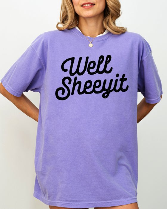 Well Sheeyit Crude Vulgar Shirt Original Edition Vintage Classic Bold Statement Comfort Colors Tee