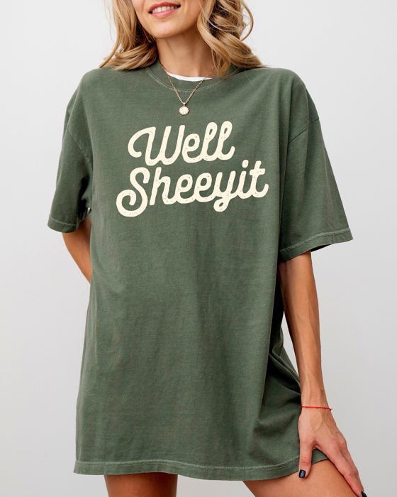 Well Sheeyit Crude Vulgar Shirt Original Edition Vintage Classic Bold Statement Comfort Colors Tee