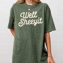XL Moss Dark Green Well Sheeyit Crude Vulgar Shirt Original Edition Vintage Classic Bold Statement Comfort Colors Tee