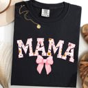 XL Black Halloween Mama Coquette Ribbons And Bows Fall Autumn Limited Edition Comfort Colors Tee