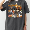 XL Pepper Dark Gray Long Live Halloween Spooky Scene Witch Skeleton Ghost Haunted Night Moonlit Cemetery Vintage Vibe Comfort Colors Tee