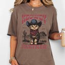 XXL Espresso Brown Meowdy Partner Cowboy Cat Cowgirl Howdy Yee Haw Western Country Comfort Colors Tee