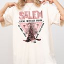  Salem Witches Union 1692 Halloween Sky Above Earth Below Peace Within Local Witch Union Comfort Colors Tee