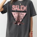 XXL Pepper Dark Gray Salem Witches Union 1692 Halloween Sky Above Earth Below Peace Within Local Witch Union Comfort Colors Tee