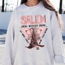 XXXL Ash Light Gray Salem Witches Union 1692 Halloween Sky Above Earth Below Peace Within Local Witch Union Sweatshirt