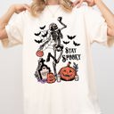  Stay Spooky Skeleton Dancing Halloween Jack-O-Lantern Edition Comfort Colors Tee