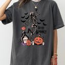 XL Pepper Dark Gray Stay Spooky Skeleton Dancing Halloween Jack-O-Lantern Edition Comfort Colors Tee