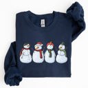  Adorable Snowman Christmas Winter Santa Xmas Holiday Cheer Cozy Seasonal Sweatshirt