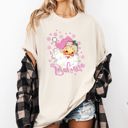 Small Ivory Cream Believe Santa Snowflakes Christmas Winter Holiday Joy And Peace Cozy Vintage Inspired Comfort Colors Tee
