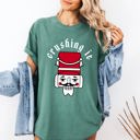 XXXL Light Green Crushing It Retro Nutcracker Christmas Ballet Winter Santa Xmas Comfort Colors Tee