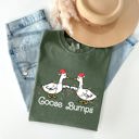  Goose Fist Bumps Christmas Santa Xmas Festive Holiday Cheer Limited Edition Comfort Colors Tee