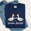  Goose Fist Bumps Christmas Santa Xmas Festive Holiday Cheer Limited Edition Comfort Colors Tee