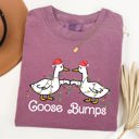 XXXL Berry Red Goose Fist Bumps Christmas Santa Xmas Festive Holiday Cheer Limited Edition Comfort Colors Tee